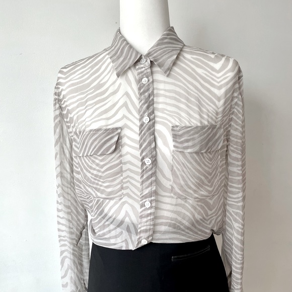 Equipment blouse 100% silk - Picture 3 of 7